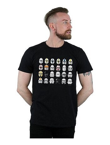 Star Wars - Camiseta Troopers Casco para Hombre
