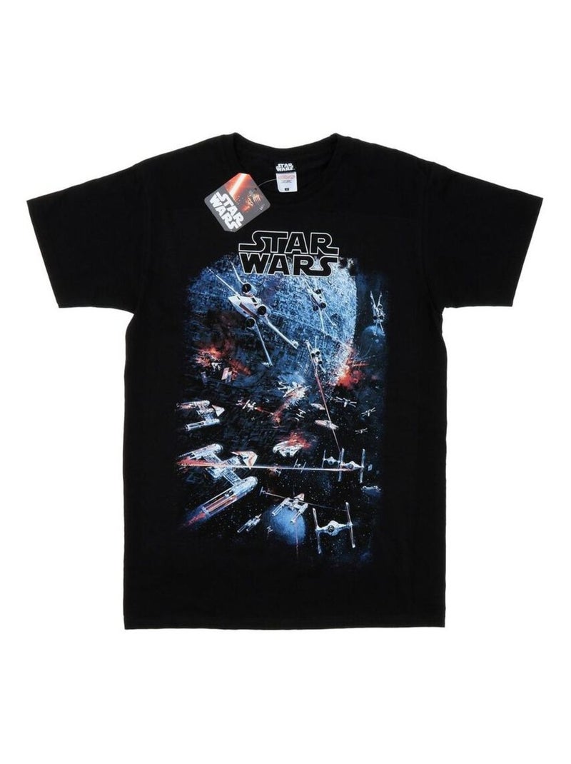 Star Wars - Camiseta Universe Battle para Hombre Negro - Kiabi