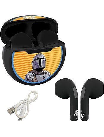 Star Wars Auriculares Bluetooth con estuche de almacenamiento y carga
