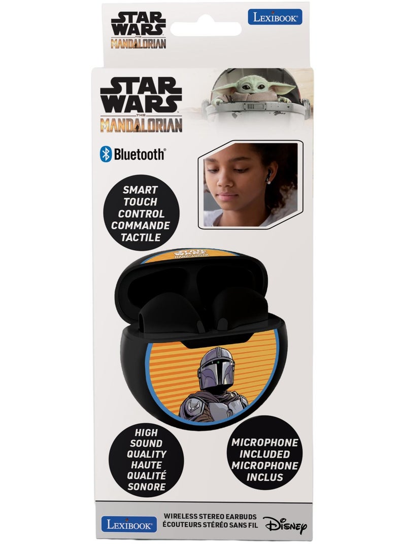 Star Wars Auriculares Bluetooth con estuche de almacenamiento y carga Negro - Kiabi