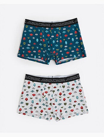 STAR WARS Calzoncillo/Bóxer Alien Species para Hombre, (Caja de 2 unidades)
