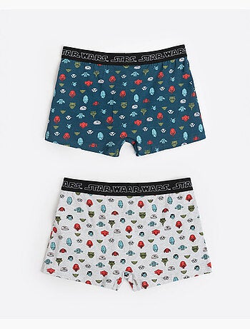 STAR WARS Calzoncillo/Bóxer Alien Species para Hombre, (Caja de 2 unidades)