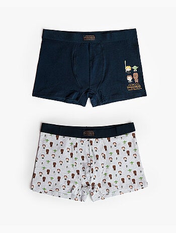 STAR WARS Calzoncillo/Boxer Pixel Wars para Hombre, (Caja de 2 unidades)
