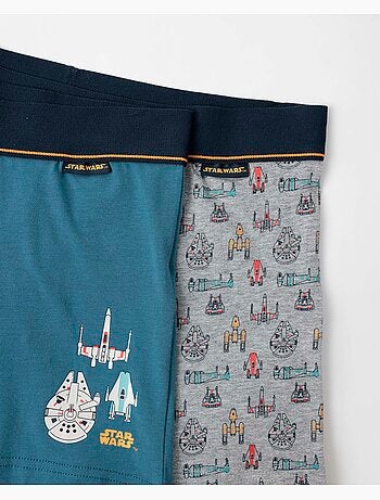 STAR WARS Calzoncillo/Boxer Spaceships para Hombre, (Caja de 2 unidades)