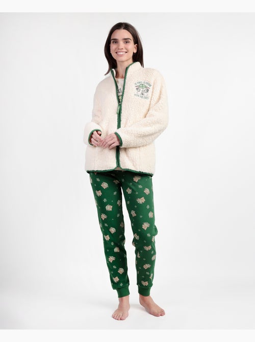 STAR WARS MANDALORIAN Bata Manga Larga Calentita Grogu Cute para Mujer - Kiabi STAR WARS MANDALORIAN Bata Manga Larga Calentita Grogu Cute para Mujer - Kiabi