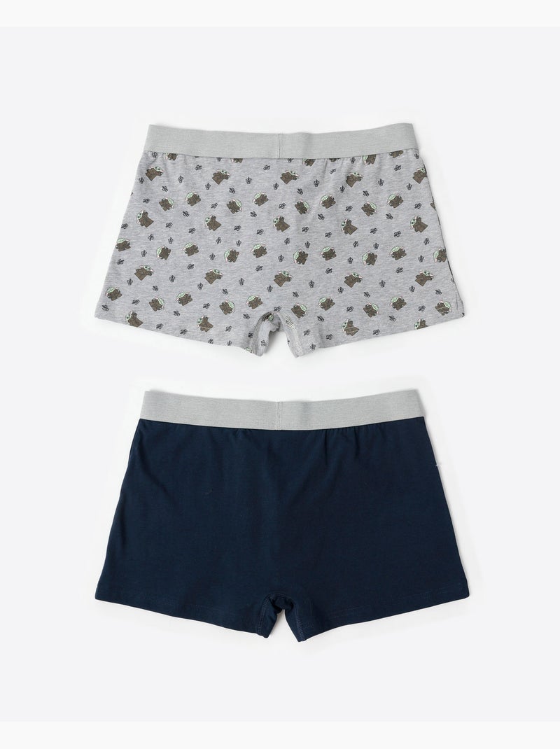 STAR WARS MANDALORIAN Calzoncillo/Boxer Grogu para Hombre, (Caja de 2 unidades) Multicolor - Kiabi