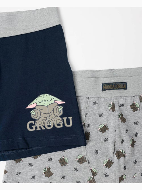 STAR WARS MANDALORIAN Calzoncillo/Boxer Grogu para Hombre, (Caja de 2 unidades) - Kiabi STAR WARS MANDALORIAN Calzoncillo/Boxer Grogu para Hombre, (Caja de 2 unidades) - Kiabi