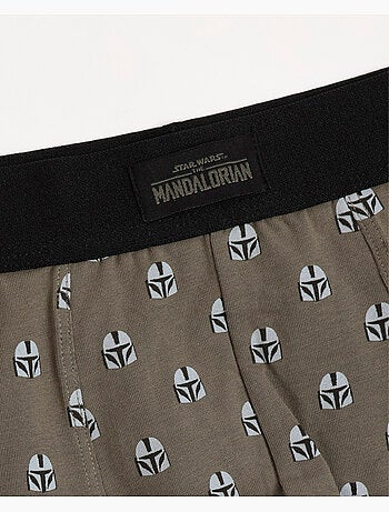 STAR WARS MANDALORIAN Calzoncillo/Bóxer Mando para Hombre, (Caja de 2 unidades)