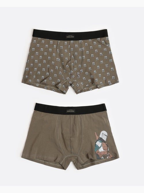 STAR WARS MANDALORIAN Calzoncillo/Bóxer Mando para Hombre, (Caja de 2 unidades) - Kiabi STAR WARS MANDALORIAN Calzoncillo/Bóxer Mando para Hombre, (Caja de 2 unidades) - Kiabi