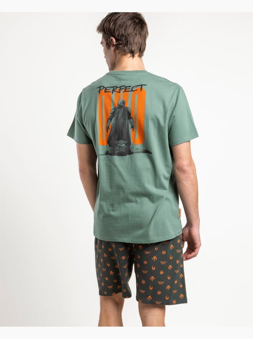 STAR WARS MANDALORIAN Pijama Manga Corta Perfect Duo para Hombre - Kiabi STAR WARS MANDALORIAN Pijama Manga Corta Perfect Duo para Hombre - Kiabi
