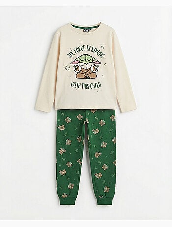 STAR WARS MANDALORIAN Pijama Manga Larga Grogu Cute para Niña