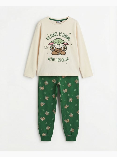 STAR WARS MANDALORIAN Pijama Manga Larga Grogu Cute para Niña - Kiabi STAR WARS MANDALORIAN Pijama Manga Larga Grogu Cute para Niña - Kiabi
