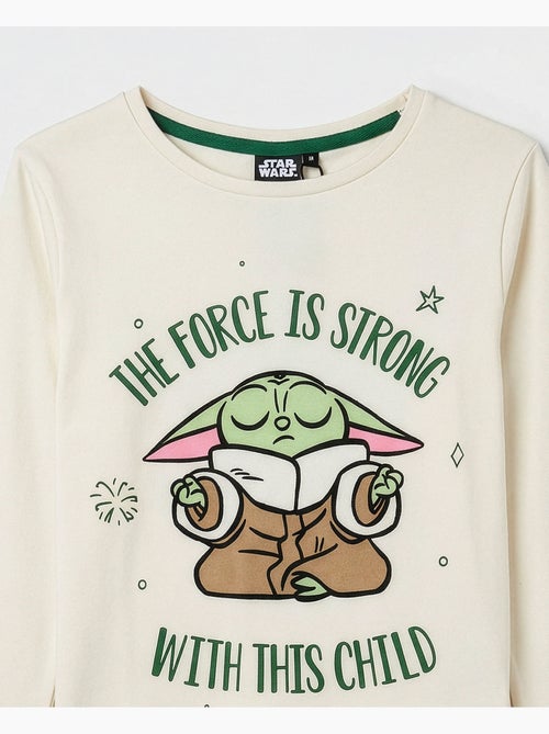 STAR WARS MANDALORIAN Pijama Manga Larga Grogu Cute para Niña - Kiabi STAR WARS MANDALORIAN Pijama Manga Larga Grogu Cute para Niña - Kiabi