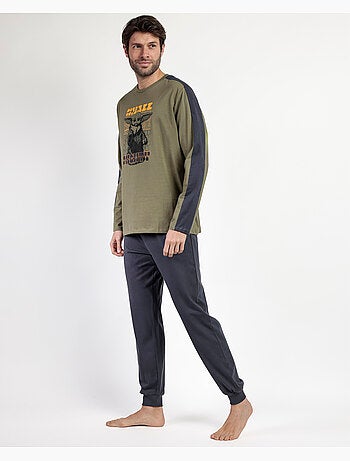 STAR WARS MANDALORIAN Pijama Manga Larga Small Grogu para Hombre