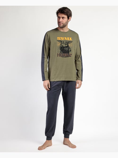STAR WARS MANDALORIAN Pijama Manga Larga Small Grogu para Hombre - Kiabi STAR WARS MANDALORIAN Pijama Manga Larga Small Grogu para Hombre - Kiabi