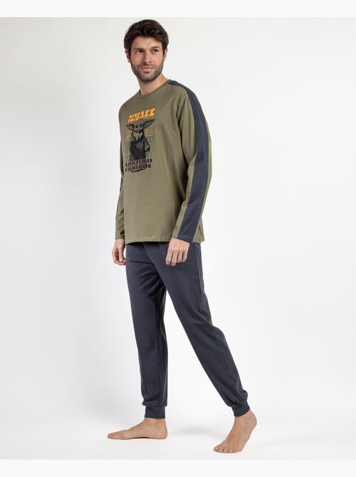 STAR WARS MANDALORIAN Pijama Manga Larga Small Grogu para Hombre - Kiabi STAR WARS MANDALORIAN Pijama Manga Larga Small Grogu para Hombre - Kiabi