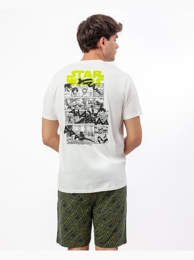 STAR WARS Pijama Manga Corta Anime Style para Hombre Crudo - Kiabi