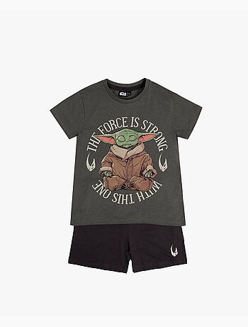 STAR WARS Pijama Manga Corta Baby Yoda para Niño