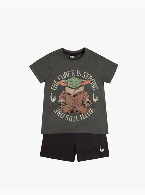 STAR WARS Pijama Manga Corta Baby Yoda para Niño - Kiabi