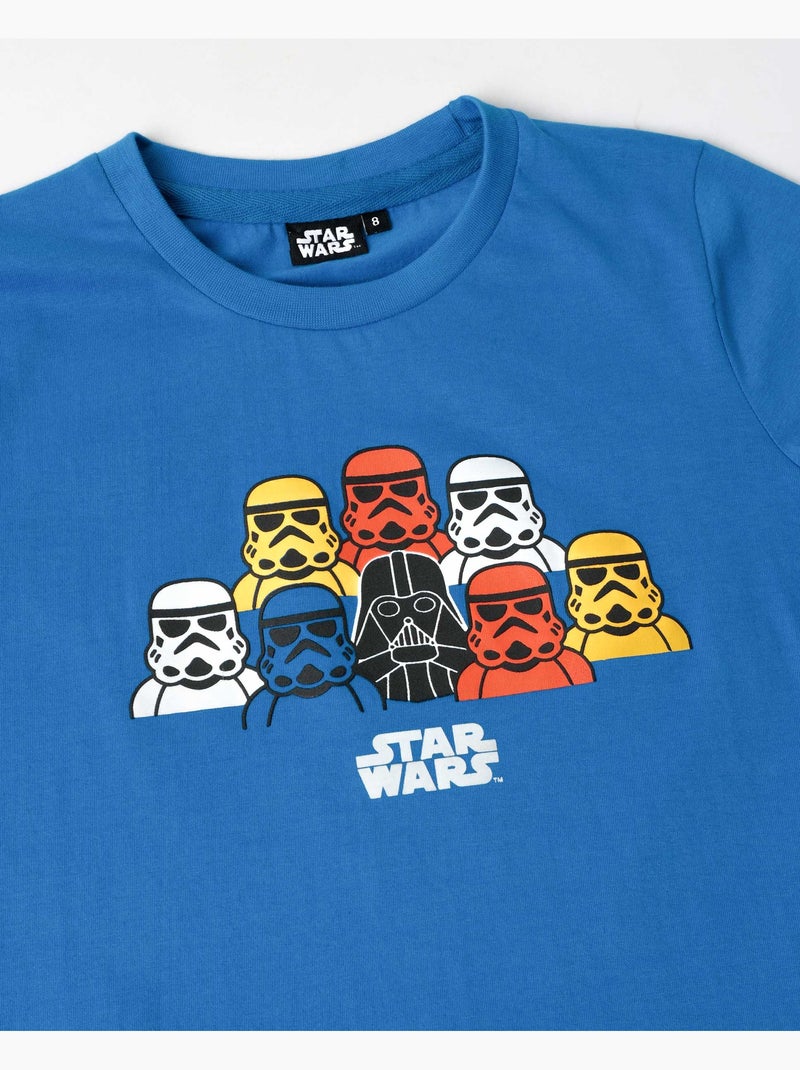 STAR WARS Pijama Manga Corta Game Wars para Niño Azul - Kiabi