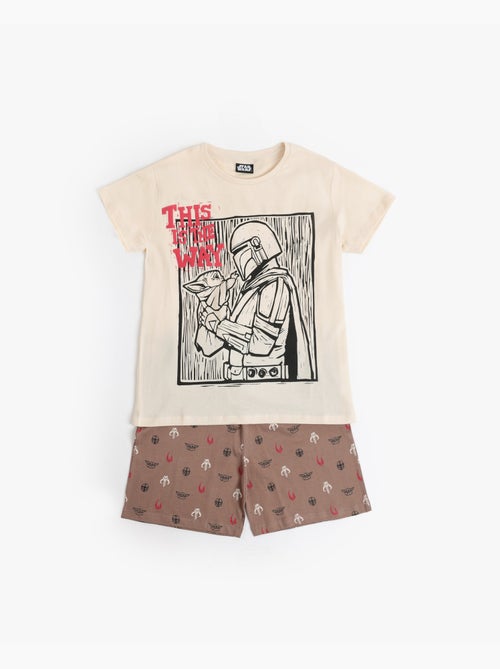 STAR WARS Pijama Manga Corta Lino Cut para Niño - Kiabi STAR WARS Pijama Manga Corta Lino Cut para Niño - Kiabi