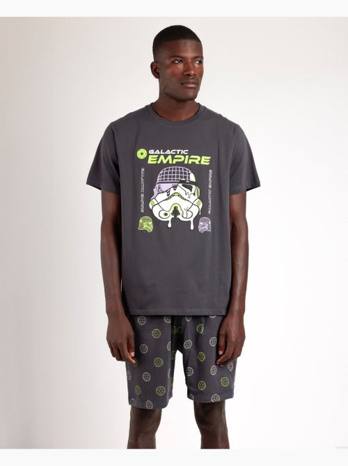 STAR WARS Pijama Manga Corta Neon Galactic Empire para Hombre - Kiabi STAR WARS Pijama Manga Corta Neon Galactic Empire para Hombre - Kiabi