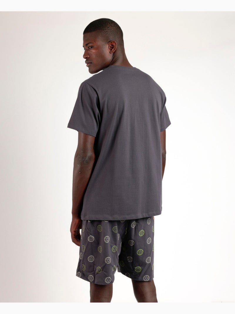 STAR WARS Pijama Manga Corta Neon Galactic Empire para Hombre Gris oscuro - Kiabi
