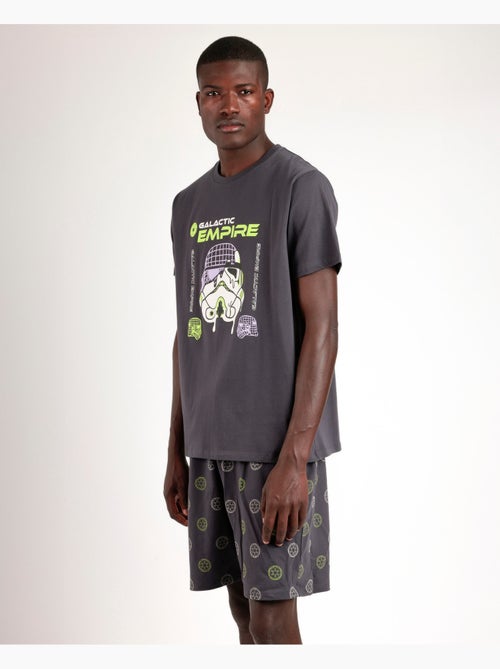STAR WARS Pijama Manga Corta Neon Galactic Empire para Hombre - Kiabi STAR WARS Pijama Manga Corta Neon Galactic Empire para Hombre - Kiabi