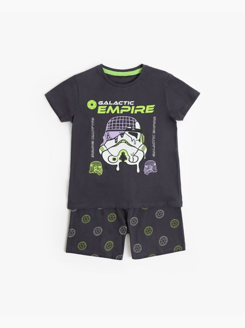 STAR WARS Pijama Manga Corta Neon Galactic Empire para Niño - Kiabi STAR WARS Pijama Manga Corta Neon Galactic Empire para Niño - Kiabi