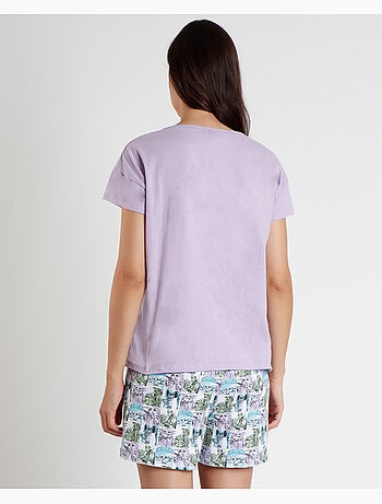 STAR WARS Pijama Manga Corta Pastel Grogu para Mujer