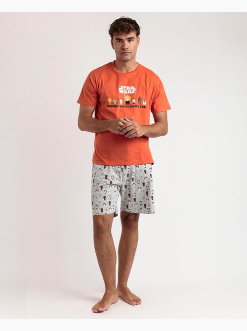 STAR WARS Pijama Manga Corta Pixel Wars para Hombre - Kiabi
