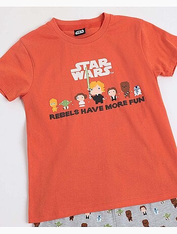 STAR WARS Pijama Manga Corta Pixel Wars para Niño
