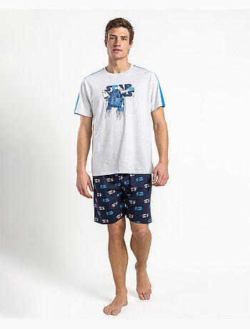 STAR WARS Pijama Manga Corta R2-D2 para Hombre