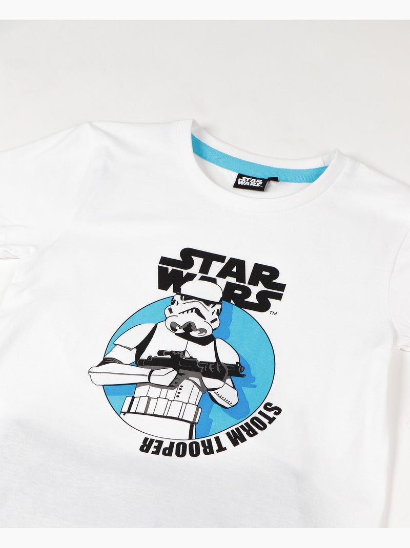 STAR WARS Pijama Manga Corta Stormtrooper para Niño Blanco - Kiabi