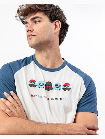 STAR WARS Pijama Manga Corta Summer Force para Hombre