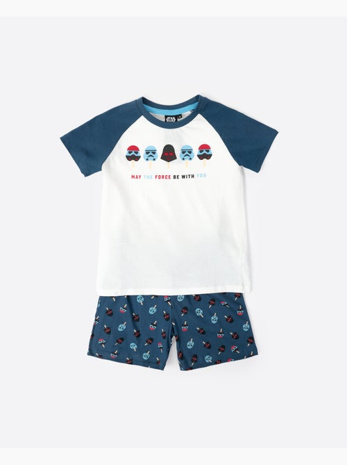 STAR WARS Pijama Manga Corta Summer Force para Niño - Kiabi STAR WARS Pijama Manga Corta Summer Force para Niño - Kiabi