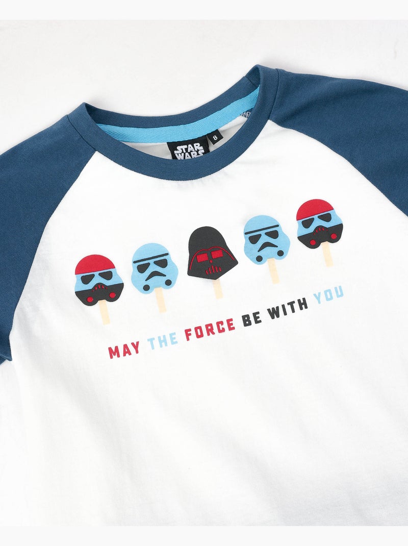 STAR WARS Pijama Manga Corta Summer Force para Niño Crudo - Kiabi