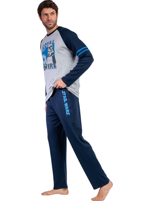 STAR WARS Pijama Manga Larga Blue Sport para Hombre - Kiabi STAR WARS Pijama Manga Larga Blue Sport para Hombre - Kiabi