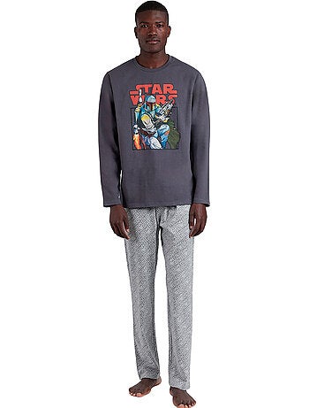 STAR WARS Pijama Manga Larga Boba Fett para Hombre