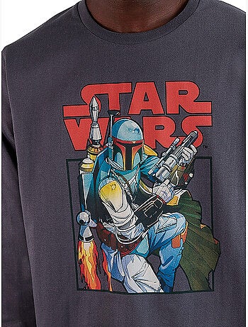 STAR WARS Pijama Manga Larga Boba Fett para Hombre