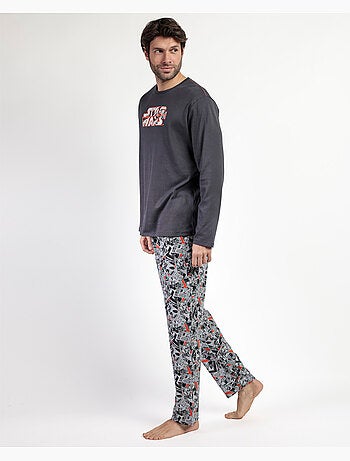 STAR WARS Pijama Manga Larga Comic B&W para Hombre