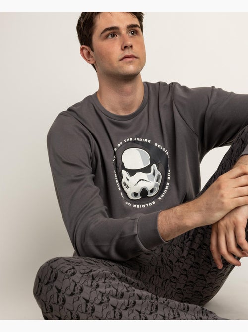 STAR WARS Pijama Manga Larga Empire Soldier para Hombre - Kiabi STAR WARS Pijama Manga Larga Empire Soldier para Hombre - Kiabi