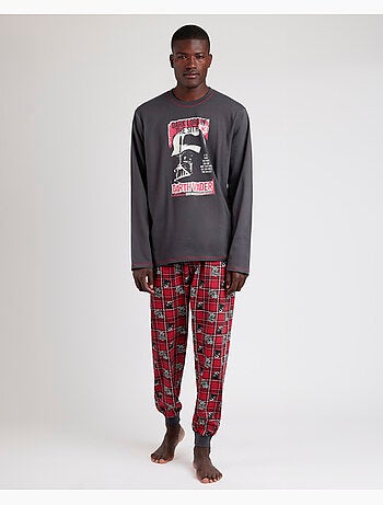 STAR WARS Pijama Manga Larga Punk Vader para Hombre