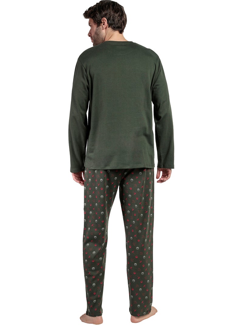 STAR WARS Pijama Manga Larga Resistance Pilot para Hombre Verde - Kiabi