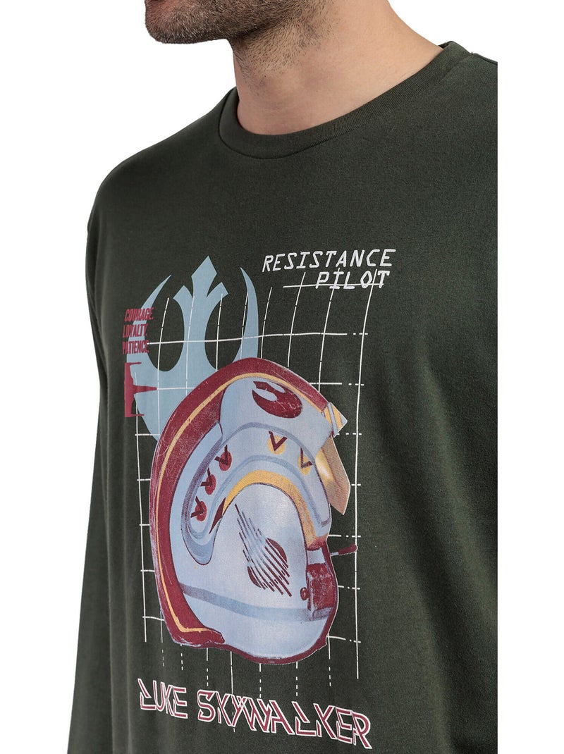 STAR WARS Pijama Manga Larga Resistance Pilot para Hombre Verde - Kiabi