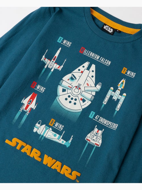 STAR WARS Pijama Manga Larga Spaceships para Niño - Kiabi STAR WARS Pijama Manga Larga Spaceships para Niño - Kiabi
