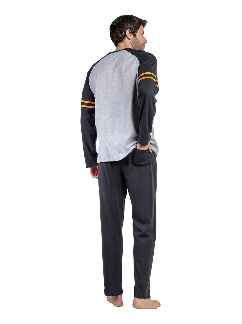STAR WARS Pijama Manga Larga Sport para Hombre Gris - Kiabi