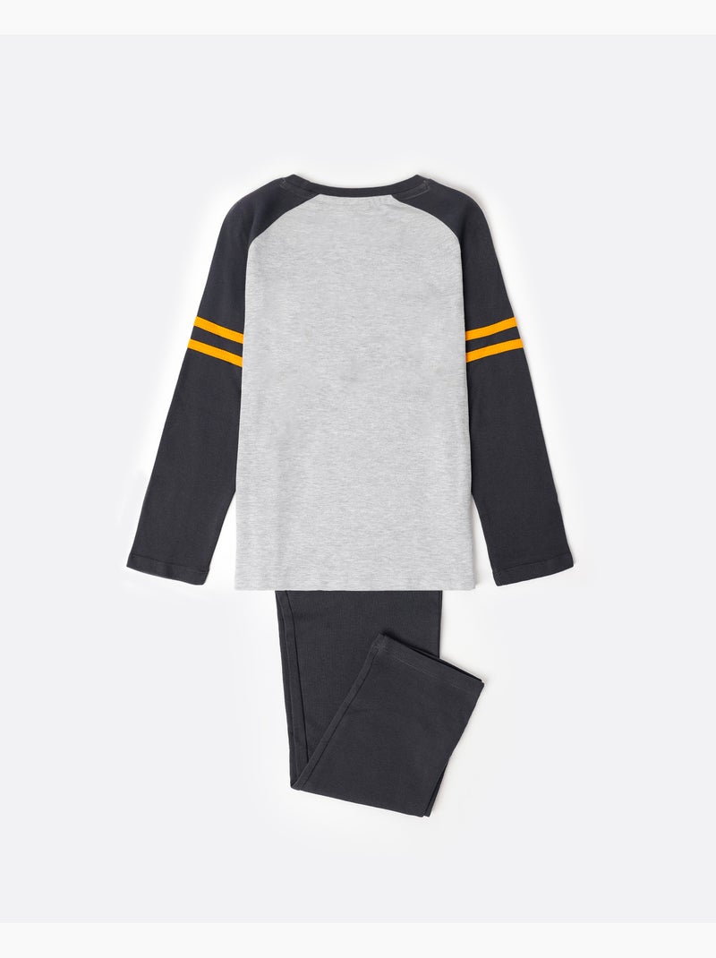 STAR WARS Pijama Manga Larga Sport para Niño Gris oscuro - Kiabi