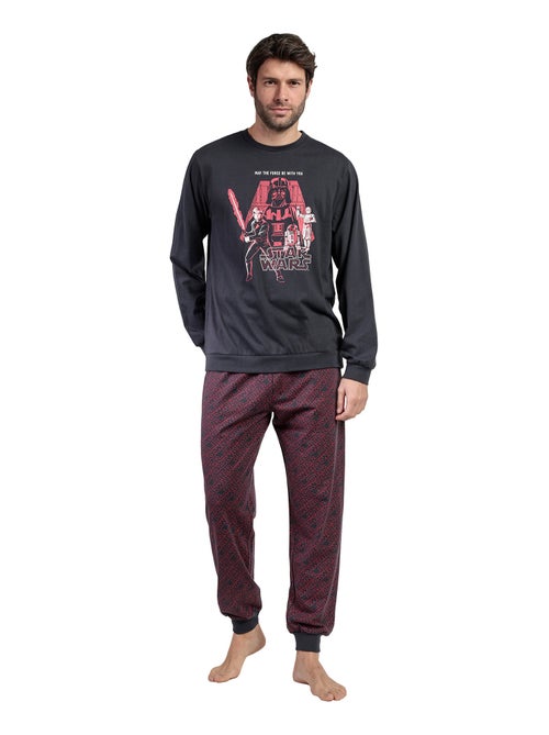 STAR WARS Pijama Manga Larga The Force Be With You para Hombre - Kiabi STAR WARS Pijama Manga Larga The Force Be With You para Hombre - Kiabi