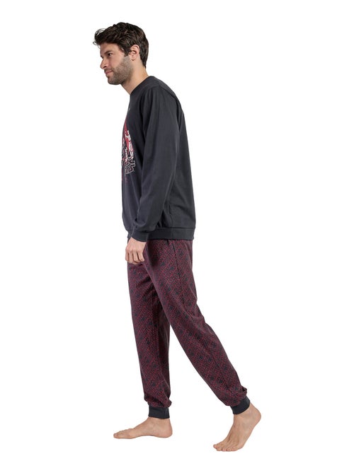 STAR WARS Pijama Manga Larga The Force Be With You para Hombre - Kiabi STAR WARS Pijama Manga Larga The Force Be With You para Hombre - Kiabi